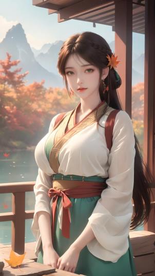 秋与晚茶AI套图41四人游1.5G推特绝赞合集